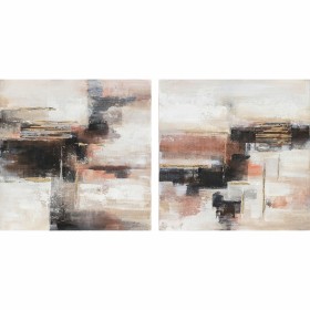 Cuadro DKD Home Decor 90 x 2,4 x 90 cm Abstracto Moderno (2 Unidades) de DKD Home Decor, Impresiones sobre lienzo - Ref: S301...