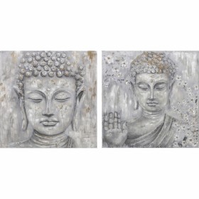 Cadre DKD Home Decor 100 x 2,4 x 100 cm Buda Oriental (2 Unités) de DKD Home Decor, Impressions sur toile - Réf : S3018085, P...