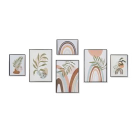 Cadre DKD Home Decor Feuille d'une plante (40 x 2,8 x 60 cm) de DKD Home Decor, Impressions sur toile - Réf : S3018235, Prix ...