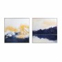 Cuadro DKD Home Decor Abstracto 80 x 3 x 80 cm Moderno (2 Unidades) de DKD Home Decor, Impresiones sobre lienzo - Ref: S30182...