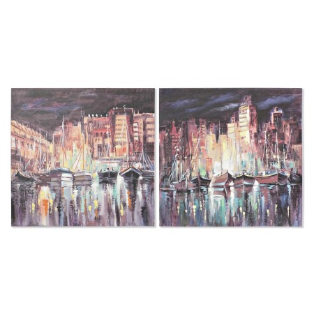 Painting DKD Home Decor City 80 x 3 x 80 cm Loft (2 Units) by DKD Home Decor, Prints on Canvas - Ref: S3018298, Price: 61,72 ...