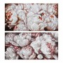 Pintura DKD Home Decor 120 x 3 x 60 cm Bloemen Romântico (2 Unidades) de DKD Home Decor, Impressões sobre tela - Ref: S301830...