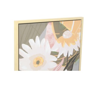 Pintura DKD Home Decor 60 x 4 x 80 cm Bloemen Escandinavo (2 Unidades) de DKD Home Decor, Impressões sobre tela - Ref: S30184...