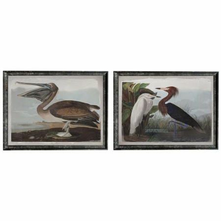 Cadre DKD Home Decor 90 x 2 x 68 cm Oiseau Oriental (2 Unités) | Tienda24 - Global Online Shop Tienda24.eu