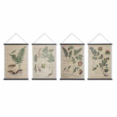 Lienzo DKD Home Decor Flores 60 x 2 x 90 cm Cottage (4 Piezas) de DKD Home Decor, Impresiones sobre lienzo - Ref: S3018428, P...