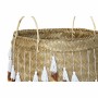 Korb-Set DKD Home Decor Bunt Bambus Randbereich Boho 3 Stücke | Tienda24 - Global Online Shop Tienda24.eu