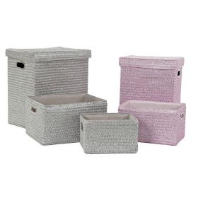 Korb-Set DKD Home Decor PP (42 x 33 x 50 cm) (5 pcs) von DKD Home Decor, Aufbewahrungsboxen und -truhen - Ref: S3018649, Prei...