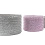 Set de basket DKD Home Decor Gris Rose polypropylène 27 x 27 x 17 cm de DKD Home Decor, Boîtes et coffres de rangement - Réf ...