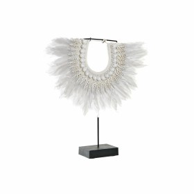 Decorative Figure DKD Home Decor Iron Feather Shells (42 x 9.5 x 44 cm) by DKD Home Decor, Ornaments - Ref: S3018778, Price: ...