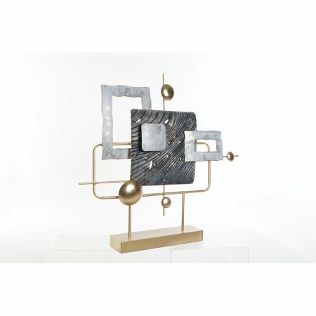 Figura Decorativa DKD Home Decor 59 x 8,5 x 55 cm Abstrato Azul Dourado | Tienda24 - Global Online Shop Tienda24.eu