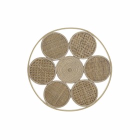 Wall Decoration DKD Home Decor 45,5 x 2 x 45,5 cm Natural by DKD Home Decor, Ornaments - Ref: S3018909, Price: 36,97 €, Disco...