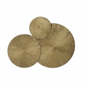 Décoration murale DKD Home Decor Cercles Bois MDF (107 x 2 x 81 cm) de DKD Home Decor, Objets de décoration - Réf : S3019001,...