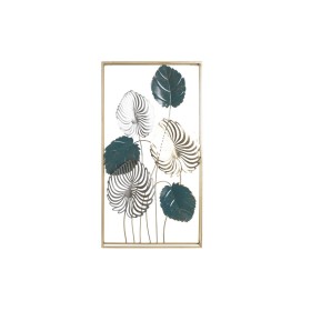 Decoração de Parede DKD Home Decor Dourado Metal Verde (50 x 8.3 x 91 cm) de DKD Home Decor, Adornos - Ref: S3019081, Preço: ...