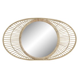 Wall mirror DKD Home Decor Multicolour Natural Rattan Mirror Bali 82 x 3,5 x 48 cm by DKD Home Decor, Wall-Mounted Mirrors - ...