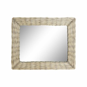 Miroir mural DKD Home Decor osier (52.5 x 4 x 63 cm) de DKD Home Decor, Miroirs muraux - Réf : S3019277, Prix : 35,09 €, Remi...