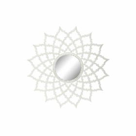 Espelho de parede DKD Home Decor 8424001849987 Cristal Branco Madeira MDF Decapé (120 x 3 x 120 cm) de DKD Home Decor, Espelh...