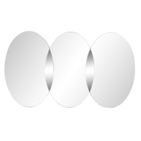 Wall mirror DKD Home Decor Black Wood Crystal Modern Circles 119 x 2 x 70 cm by DKD Home Decor, Wall-Mounted Mirrors - Ref: S...