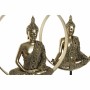 Figura Decorativa DKD Home Decor 26 x 11 x 40 cm Negro Dorado Buda Oriental (2 Unidades) de DKD Home Decor, Adornos - Ref: S3...