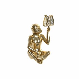 Deko-Figur DKD Home Decor Gold Metall Harz Kolonial Pflanzenblatt (27 x 25 x 43,5 cm) von DKD Home Decor, Ornamente - Ref: S3...