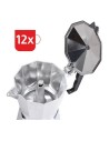 Cafetera Italiana Haeger Moka Aluminio | Tienda24 Tienda24.eu