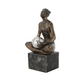 Decorative Figure DKD Home Decor 25,7 x 8 x 16 cm Blue Buddha Turquoise Oriental Stripped (2 Units) | Tienda24 - Global Online Shop Tienda24.eu