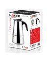 Cafetière Italienne Haeger Moka Acier inoxydable 18/10 | Tienda24 Tienda24.eu