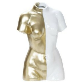 Deko-Figur DKD Home Decor Gold Weiß Harz Moderne Büste (32 x 19 x 50 cm) von DKD Home Decor, Ornamente - Ref: S3019693, Preis...