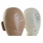 Figurine Décorative DKD Home Decor Beige Terre cuite Visage 14,5 x 10,5 x 27,5 cm (2 Unités) de DKD Home Decor, Objets de déc...