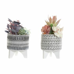 Planta Decorativa DKD Home Decor Cactus Resina Polietileno 11 x 11 x 21 cm (2 Unidades) de DKD Home Decor, Plantas - Ref: S30...