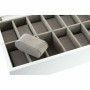 Caja-Joyero DKD Home Decor 102182 Relojes 28 x 19 x 9 cm Cristal Blanco Madera MDF de DKD Home Decor, Organizadores de joyas ...