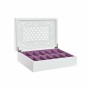 Boîte à bijoux DKD Home Decor Montres 29 x 20 x 9,5 cm Verre Lila Blanc Bois MDF de DKD Home Decor, Organiseurs de bijoux - R...