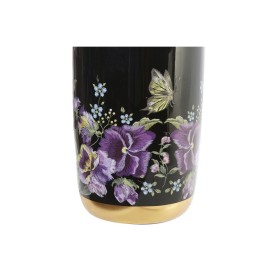 Vase DKD Home Decor Porcelaine Noir Shabby Chic (18 x 18 x 42 cm) de DKD Home Decor, Vases - Réf : S3020480, Prix : 55,97 €, ...