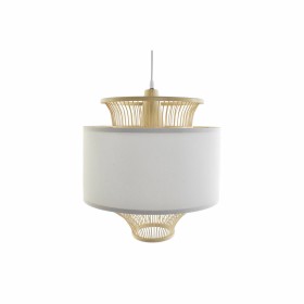 Deckenlampe DKD Home Decor Weiß Polyester Bambus (40 x 40 x 52 cm) von DKD Home Decor, Hänge- & Pendelleuchten - Ref: S302069...