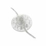 Floor Lamp DKD Home Decor Metal White Feather (40 x 40 x 150 cm) | Tienda24 - Global Online Shop Tienda24.eu