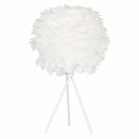 Lampe de bureau DKD Home Decor Blanc Métal Plume (42 x 42 x 60 cm) de DKD Home Decor, Lampes de chevet - Réf : S3020772, Prix...