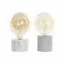 Tischlampe DKD Home Decor Weiß Grau Gold Zement 12 x 12 x 22 cm (2 Stück) von DKD Home Decor, Tisch- & Nachttischlampen - Ref...