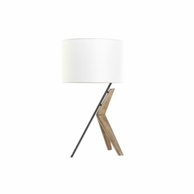 Lampada da tavolo DKD Home Decor Nero Metallo Marrone Bianco Rovere 220 V 50 W 35 x 35 x 54 cm di DKD Home Decor, Lampade da ...