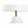 Lampada da tavolo DKD Home Decor Bianco Poliestere Metallo Ceramica 220 V Dorato 50 W (20 x 20 x 37 cm) di DKD Home Decor, La...