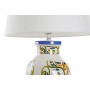 Lampe de bureau DKD Home Decor Céramique Lin Blanc (34 x 34 x 67 cm) de DKD Home Decor, Lampes de chevet - Réf : S3020908, Pr...