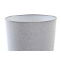 Lámpara de mesa DKD Home Decor Lienzo Cerámica Gris Blanco (38 x 38 x 58 cm) de DKD Home Decor, Lámparas de mesa y mesilla de...