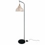 Floor Lamp DKD Home Decor Black Metal Brown Rattan (40 x 40 x 160 cm) by DKD Home Decor, Floor Lamps & Torchieres - Ref: S302...