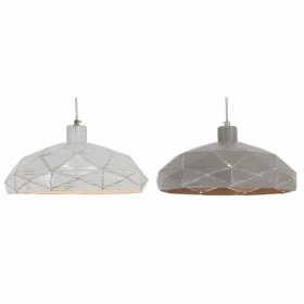 Ceiling Light DKD Home Decor Grey Metal White 220 V 50 W 32 x 32 x 15 cm Urban (2 Units) by DKD Home Decor, Pendant Lights - ...