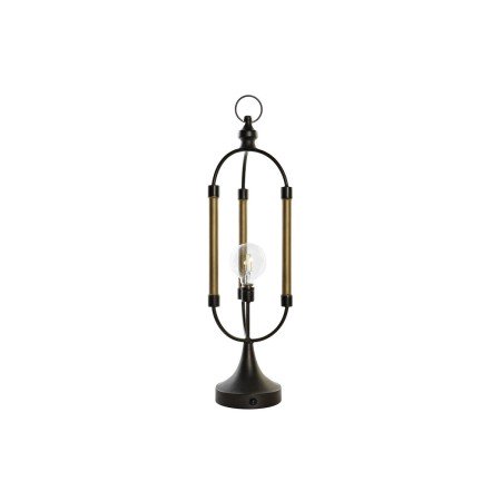 Decoração luminosa DKD Home Decor Preto Dourado Metal (18 x 18 x 61 cm) | Tienda24 - Global Online Shop Tienda24.eu