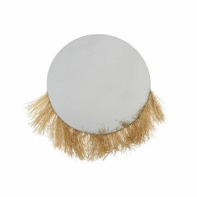 Wall mirror DKD Home Decor Brown Natural Colonial Fringe 30 x 1 x 40 cm by DKD Home Decor, Wall-Mounted Mirrors - Ref: S30213...