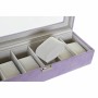 Caja-Joyero DKD Home Decor 8424001859894 33 x 11 x 9 cm Cristal Lila Poliuretano de DKD Home Decor, Organizadores de joyas - ...