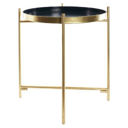 Beistelltisch DKD Home Decor Gold Metall Marineblau (40 x 40 x 50 cm) von DKD Home Decor, Tische - Ref: S3021576, Preis: 36,3...