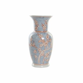 Vase DKD Home Decor 13 x 13 x 31 cm Porcelain Blue Orange Oriental by DKD Home Decor, Vases - Ref: S3021724, Price: 31,41 €, ...