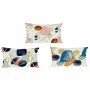 Kissen DKD Home Decor Kunststoff Blau Weiß Bunt Rosa rechteckig abstrakt 50 x 30 x 12 cm (3 Stücke) von DKD Home Decor, Zierk...