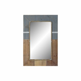 Espejo de pared DKD Home Decor Azul Blanco Abeto (60 x 3.5 x 89.5 cm) de DKD Home Decor, Espejos de pared - Ref: S3021855, Pr...