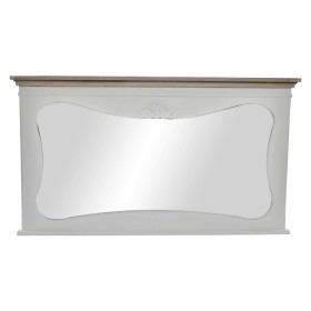 Miroir mural DKD Home Decor Blanc Bois Naturel 105 x 64 x 4,5 cm de DKD Home Decor, Miroirs muraux - Réf : S3021946, Prix : 6...